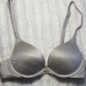 Victoria's Secret Shimmering Silver Bra